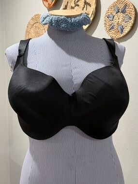 Cacique Black Full Coverage Underwire Bra